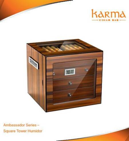 Ambassador Series – Square Tower Humidor