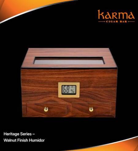 Heritage Series – Walnut Finish Humidor