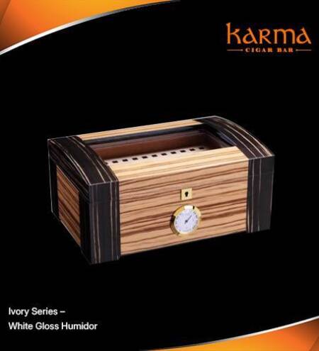Ivory Series – White Gloss Humidor
