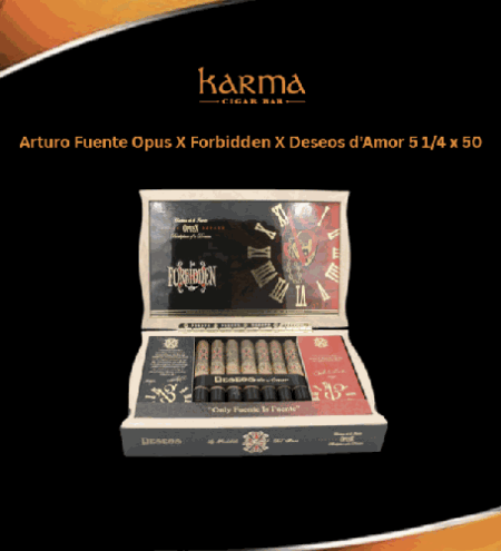 Arturo Fuente Opus X Forbidden X Deseos dAmor