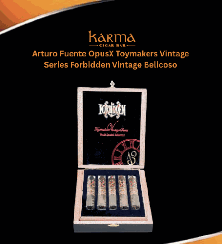 Arturo Fuente OpusX Toymakers Vintage Series Forbidden Vintage Belicoso